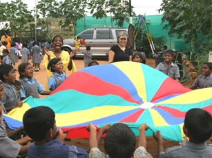 Indian slum volunteer