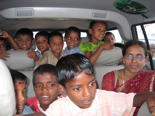 Indian slum children