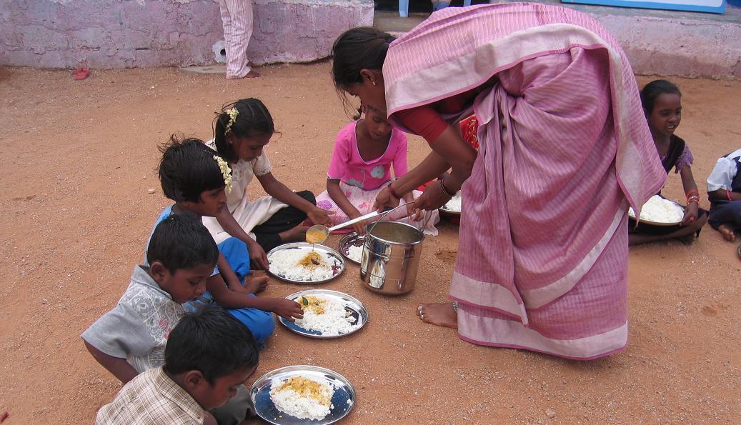 Indian slum children